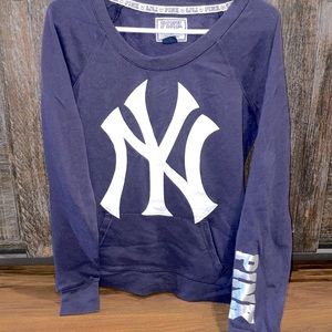 New York Yankees PINK sweatshirt- Size S